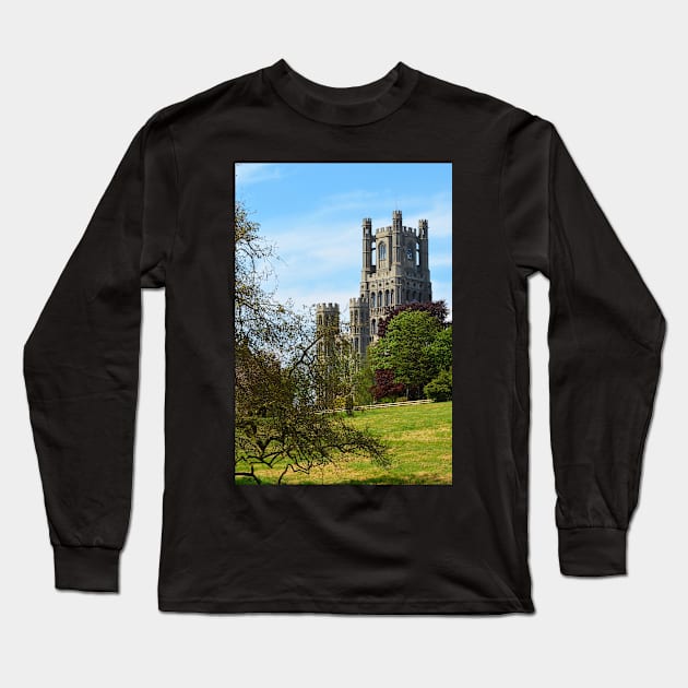 Ely Cathedral, Cambridgeshire, United Kingdom Long Sleeve T-Shirt by IgorPozdnyakov